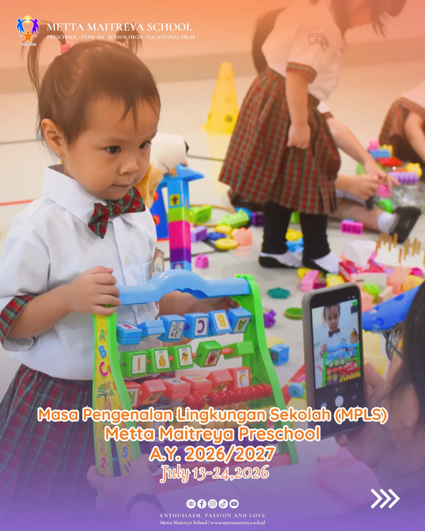 Masa Pengenalan Lingkungan Sekolah (MPLS) Metta Maitreya Preschool A.Y. 2026-2027